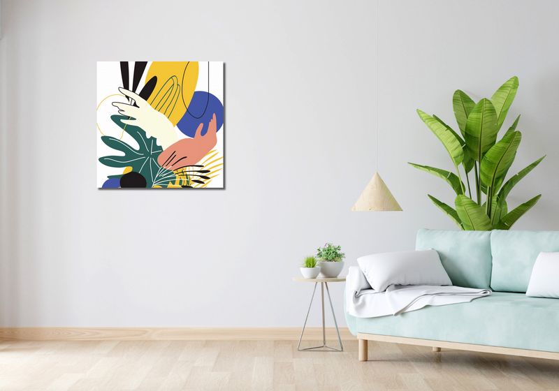 Obraz 70x70cm Dotyk Tropików zdjęcie 2