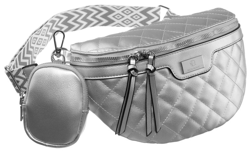 saszetka nerka r-ner-6-2953 silver zdjęcie 1