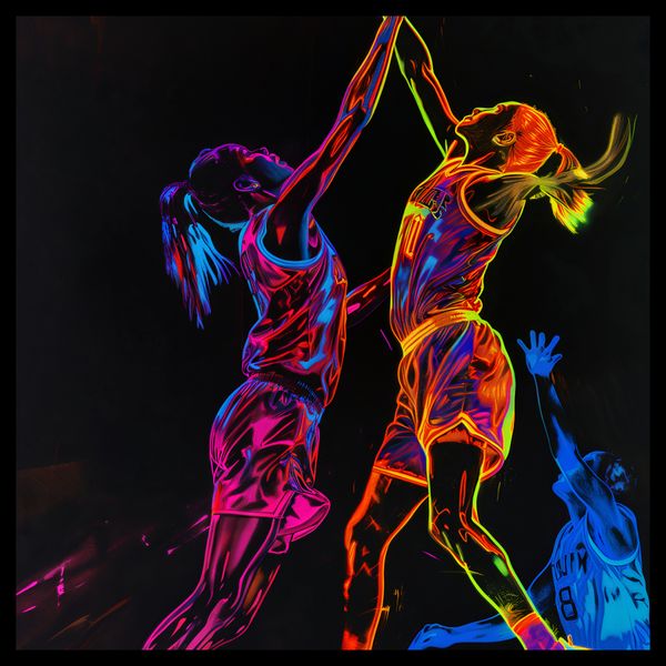 Plakat 40x40cm Mecz W Kosza zdjęcie 2