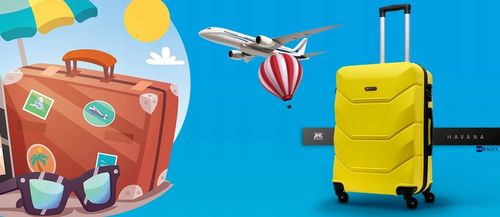 WALIZKA DUZA PODRÓŻNA KÓŁKA BAGIA 15 WZORÓW XXL na Arena.pl