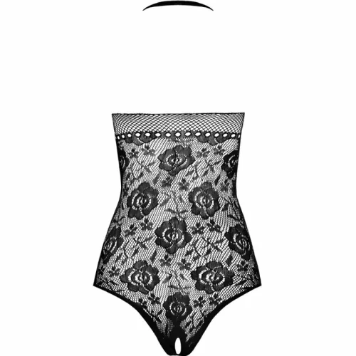 passion bs094 czarny bodystocking elastyczny siateczkowy, uniwersalny na Arena.pl