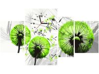 70CM 120CM OBRAZ 4 ELEM DMUCHAWCE KOLORZE LIMONKI ŚCIENNY