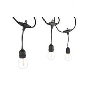 GIRLANDA LED 20M E27 IP44 2700K CIEPŁA BARWA ODPORNA