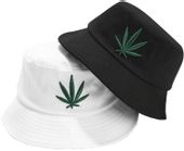 Czapka BUCKET HAT kapelusz RYBACKI dwustronny liść KR13_Liść