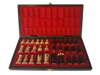 SZACHY drewniane WE WKŁADCE 34x34 - PRODUCENT