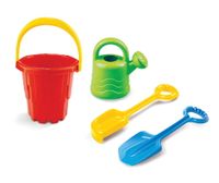 Zestaw Do Piasku Zamek + 4 Elementy Do Piaskownicy