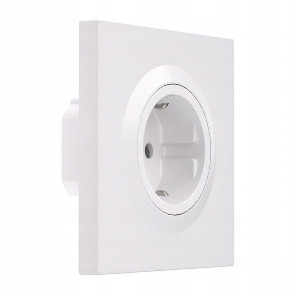 Sonoff WS01STPF-E Gniazdko Ścienne Typ F Schuko 16A 4000W PC Białe zdjęcie 2