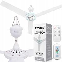 WIATRAK WENTYLATOR SUFITOWY PILOT 275obr/min 70cm