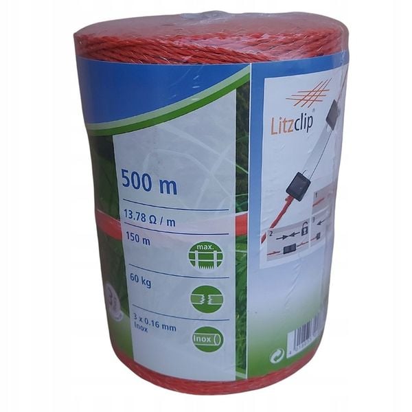 Linka splotka BASIC 500m, 3 lata gwarancji PASTUCH zdjęcie 3