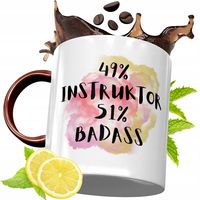 Kubek Bordowy Dla Instruktora Na Urodziny Prezent Z Nadrukiem Ze Zdjęciem