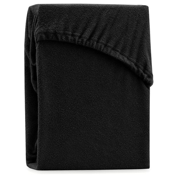 Prześcierdło Frotte AmeliaHome RUBY BLACK44 180-200x200+30 zdjęcie 2
