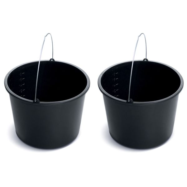 2x Wiadro budowlane 20l Gospodarcze plastikowe zdjęcie 1
