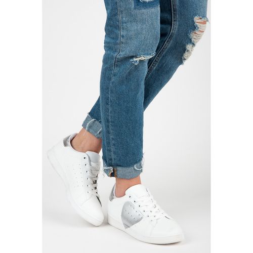 Białe trampki z sercem r.40 na Arena.pl