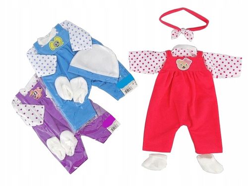 różowe BABY ubranko BORN dla lalki BOBAS sukienka PAJACYK czapka BUCIKI 403 na Arena.pl