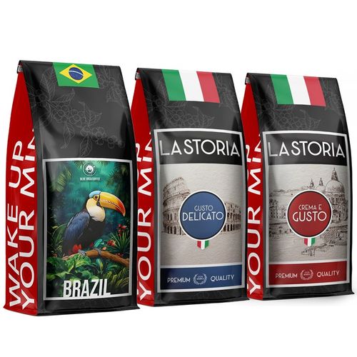 Kawa ziarnista 1kg x3 do ekspresu z Palarni Świeżo Palona Blue Orca Coffee na Arena.pl