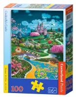 Puzzle 100 elementów. Zamek księżniczki