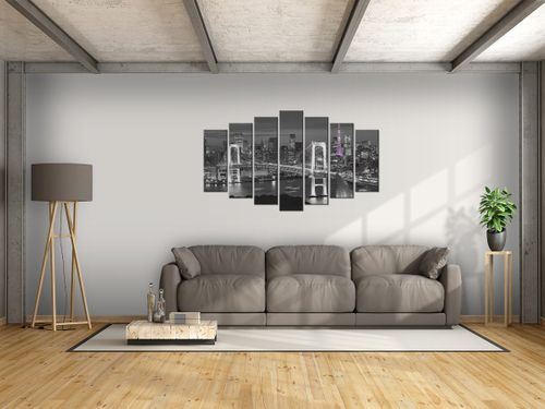 Obraz Nocny widok 140x80 3 el. na Arena.pl