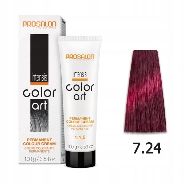 CHANTAL COLOR ART Farba do włosów 7,24 - 100ml zdjęcie 3