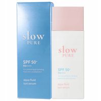 Serum fluid do twarzy z filtrem SPF50 Slowpure aqua fluid sun serum 50ml