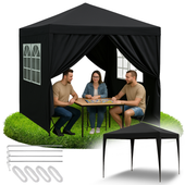 Pawilon ogrodowy czarny