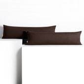 Poszewka na poduszkę wałek bawełna AMBER 20x145 2szt. brązowa DecoKing