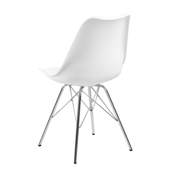 Krzesło Eris PP białe z tworzywa zdjęcie 3