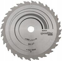 PIŁA TARCZOWA H PRO WOOD 190*2,4*20/24Z 2608640799 BOSCH