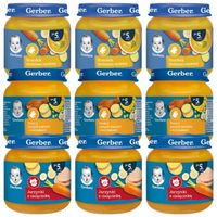 Zestaw do Rozszerzania Diety Obiadek dla Dzieci Gerber po 5 miesiącu 125g