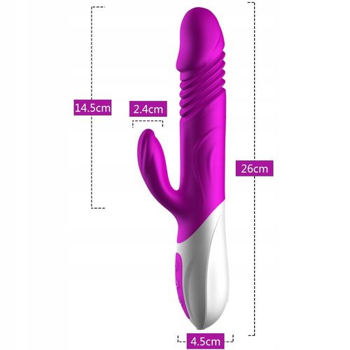 Wibrator-Silicone Vibrator USB 10 Function and Thr na Arena.pl