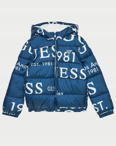 Guess Kurtka puchowa H4BJ05 WCFM0 Niebieski Regular Fit 16Y na Arena.pl