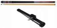 KIJ BILARDOWY POOL 2 CZĘŚCIOWY KIJE BILARDOWE KLON 147cm + POKROWIEC TUBA