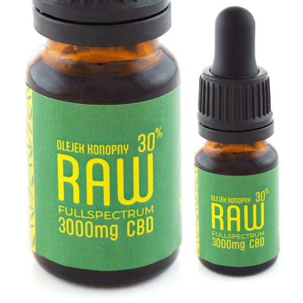 Olejek Konopny CBD | 30% | RAW | 10ml | CERTYFIKAT zdjęcie 1