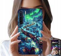 ETUI DO OPPO A91 - POCIĄG, EKSPRES ŚWIĄTECZNY WZORY + SZKŁO