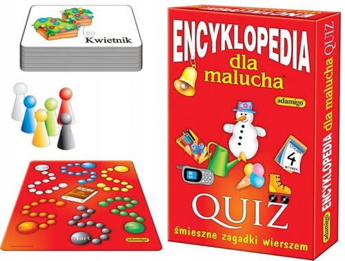 Encyklopedia dla malucha QUIZ Zagadki Adamigo na Arena.pl