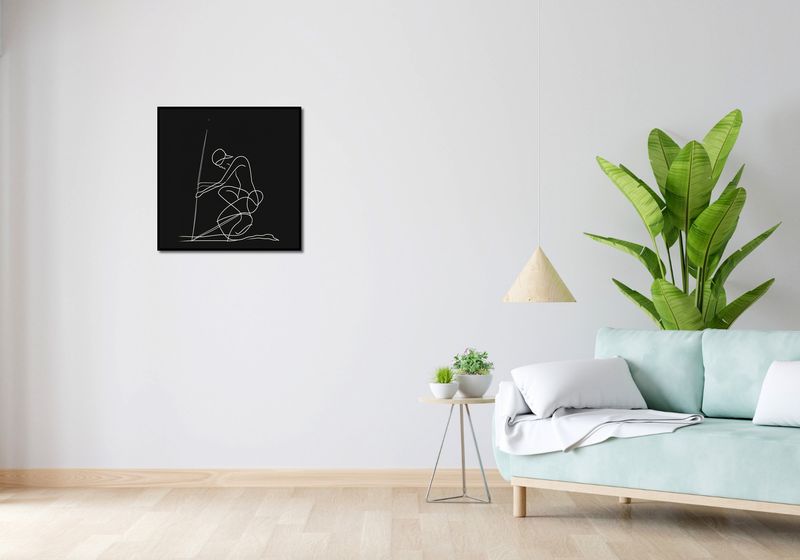 Plakat 60x60cm Linia zdjęcie 4