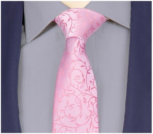 ŻAKARDOWY KRAWAT + POSZETKA Wypustka Męska do Garnituru Mikrofibra na Arena.pl