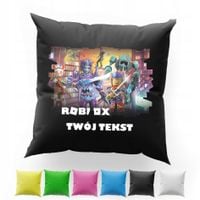 POSZEWKA Z NADRUKIEM BAWEŁNIANA 40x40CM - ROBLOX GRA