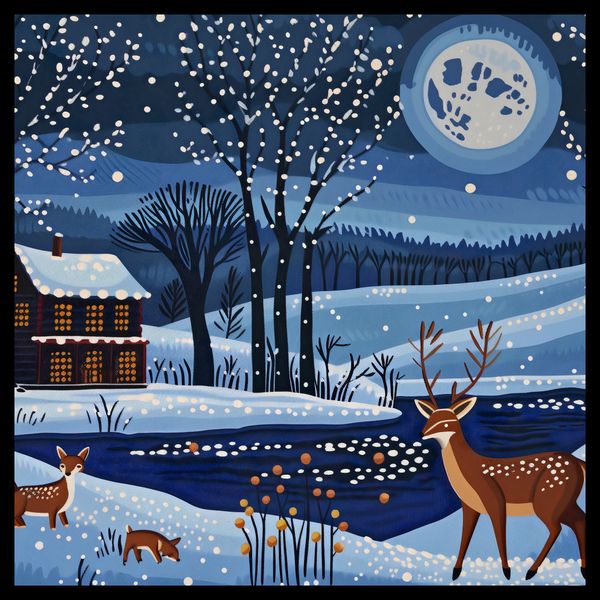 Plakat 60x60cm Przyszła Zima zdjęcie 2
