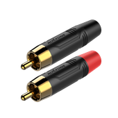Wtyk typu RCA Roxtone RF2CS-BG (2 sztuki)