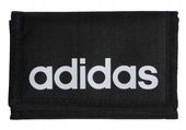 Portfel ADIDAS Linear Wallet czarny Sportswear Męski Sportowy Na rzep