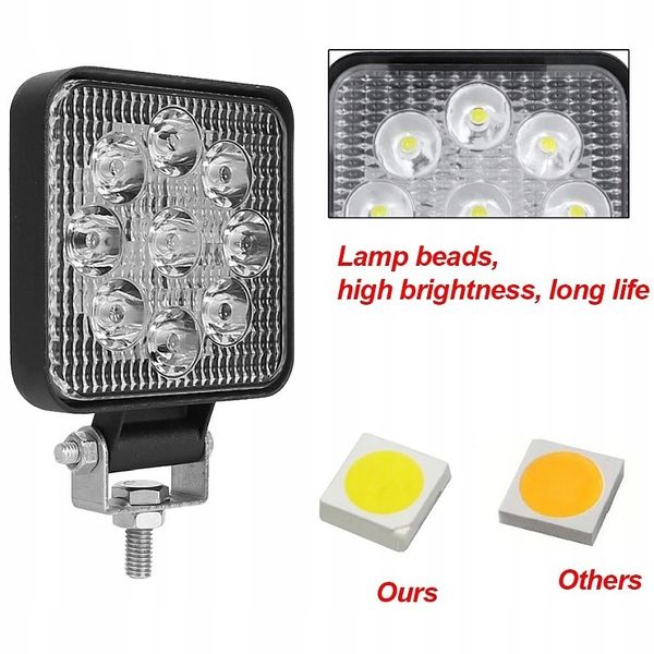 Halogen lightbar-doświetlacz Led 10-30V/27W 2400lm zdjęcie 2