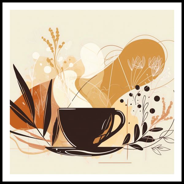 Plakat 100x100cm Aromatyczna Przerwa zdjęcie 3