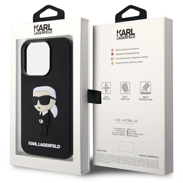 Etui Karl Lagerfeld do iPhone 14 Pro, Czarny zdjęcie 8