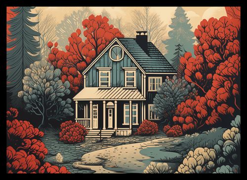 Plakat 35x25cm Idylla Rustykalna na Arena.pl