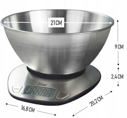 ELEKTRONICZNA PREZYZYJNA WAGA KUCHENNA 5KG MISA 2L na Arena.pl