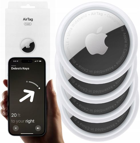 Apple AirTag 4 szt. (MX542ZY/A) na Arena.pl