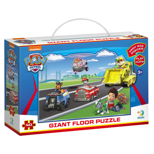 Duże Puzzle Podłogowe Psi Patrol Układanka 40 Elementów Mega Zestaw  200467 na Arena.pl