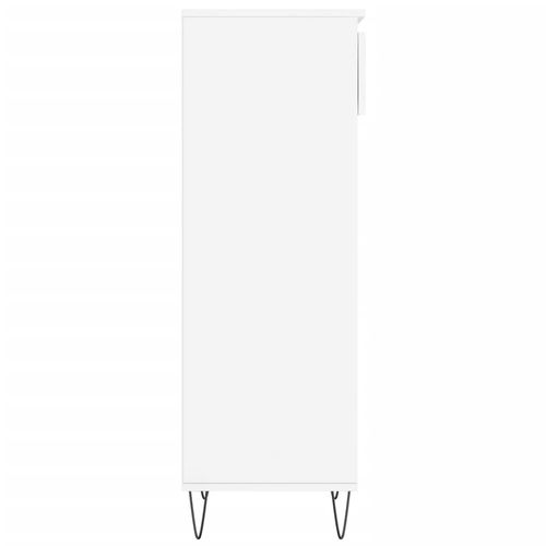 Szafka na buty, wysoki połysk, biała, 40x36x105 cm na Arena.pl