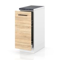 Szafka Kuchenna Stojąca Z Blatem Szafka Cargo 30cm Spremium Dąb Sonoma