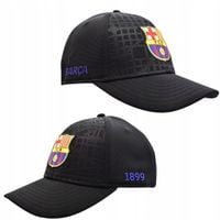 Czapka z daszkiem Czarna JUNIOR 50-54 cm Bejsbolówka FC Barcelona